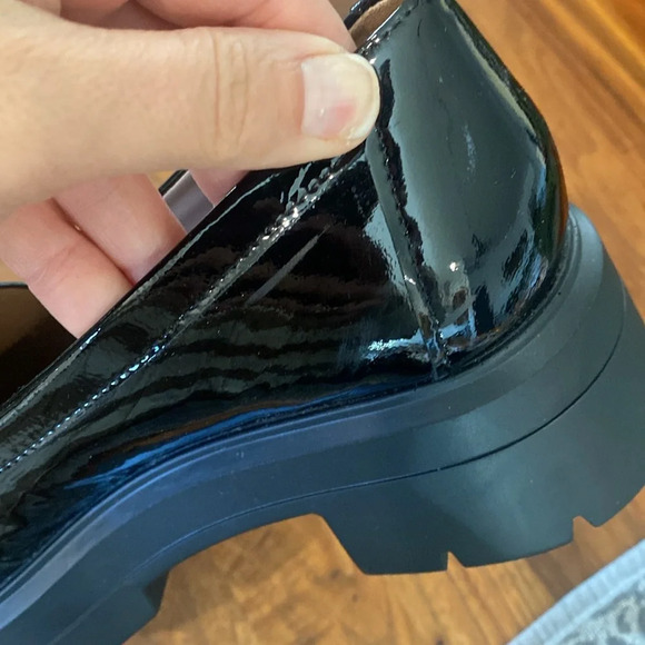 Naturalizer Womens Nieves Black Patent Leather Slip On Loafers Shoes 9.5M - Picture 6 of 6